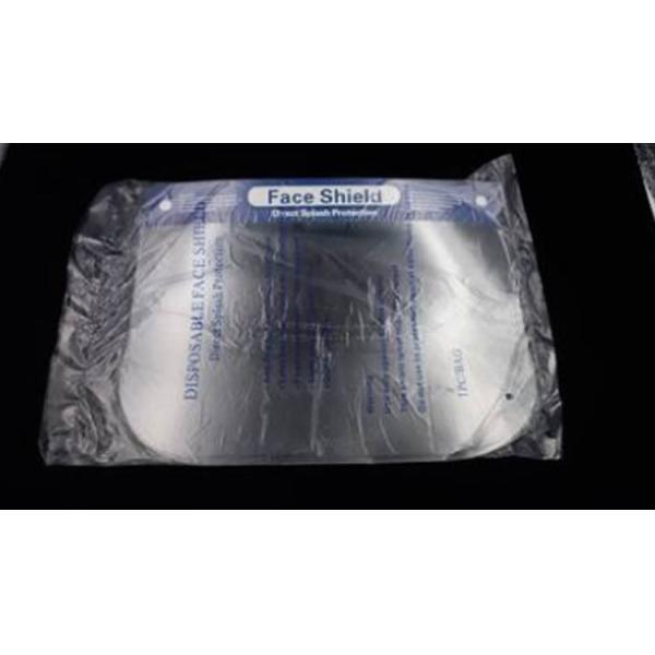 Clear plastic transparent protective face shield masks with sponge