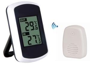 China 433MHz LCD Digital Wireless Ambient Weather Station Indoor Outdoor Temperature Thermometer Humidity Sensor Display wholesale
