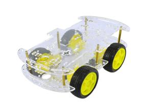 China 4WD DIY Smart Robot Electroic Car Chassis Kit For School Robotics Engineering Project wholesale