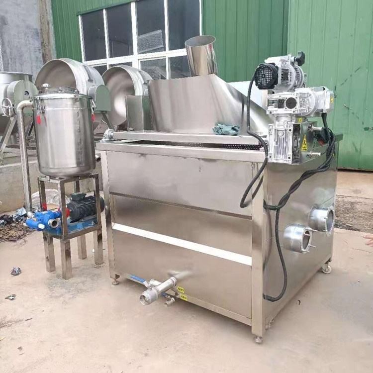 Food Standard Batch Frying Machine 500L Rectangular Batch Fryer