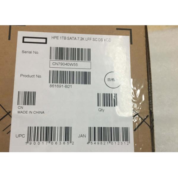 6G SATA HP Laptop 1TB Hard Disk 7.2K 3.5 Inch SC MDL HDD 861691-B21 Highly Durable