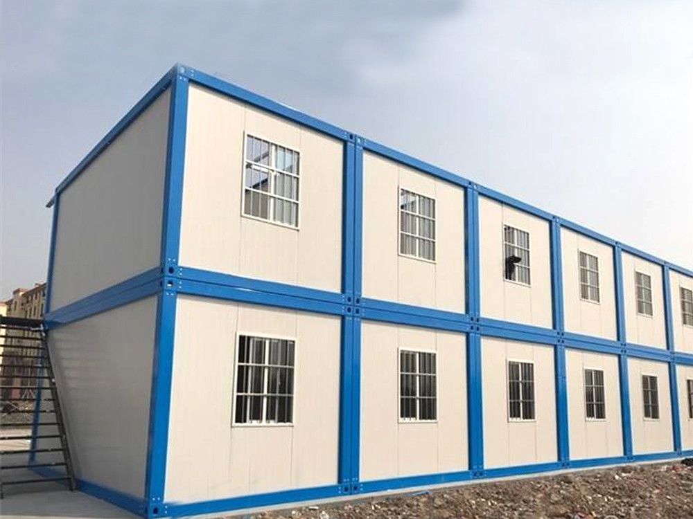 Modular Prefab Container House Steel Structure 15 Units / 40hq
