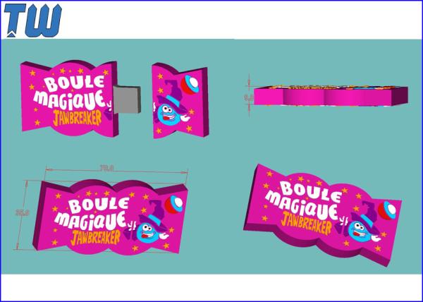 Quality Unique Customized USB Flash Drive Candy Design Sweet Product Soft PVC for sale