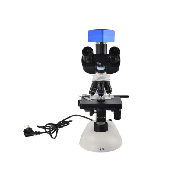 LED Light Advanced Trinocular Biological Microscope High Brightness