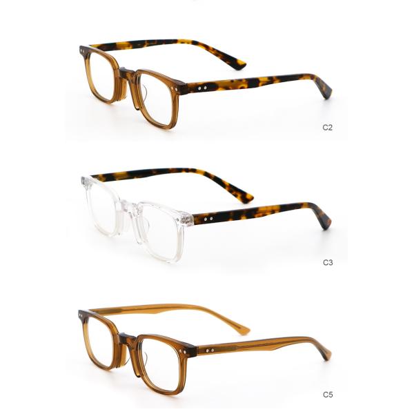 Custom Order Fad Handiwork Acetate Glasses Optical Frame MR 98215