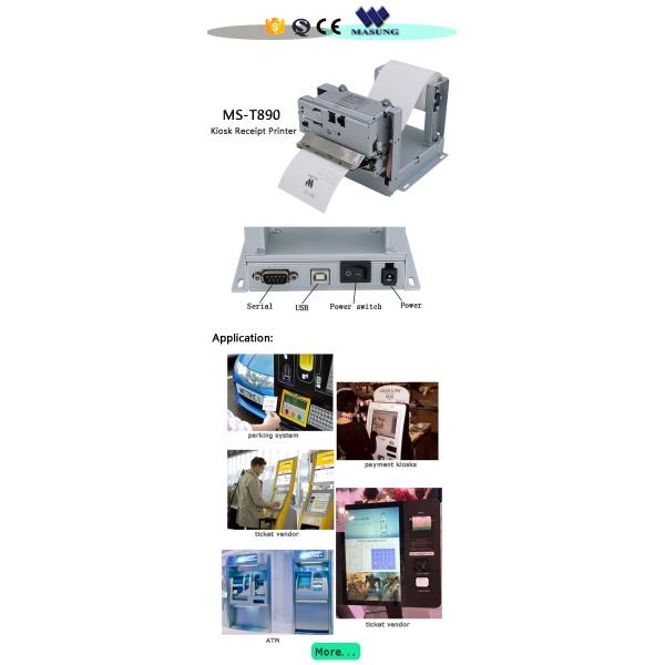 80mm Information Kiosk Thermal Printer Dot Matrix Printer Thermal Dot Line Printing