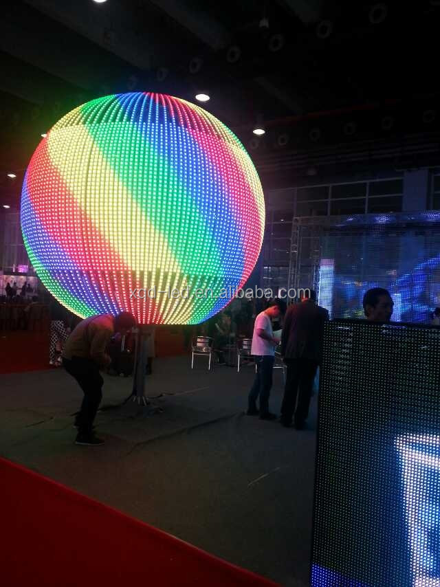 RGB LED Point Lights Led Display Control 100-120degree View Angle For Building