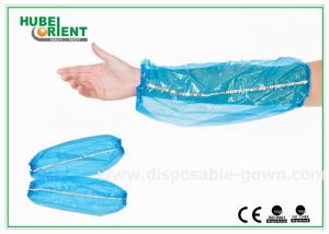 China Oil Proof Disposable Colorful PE Oversleeves With Free Size wholesale