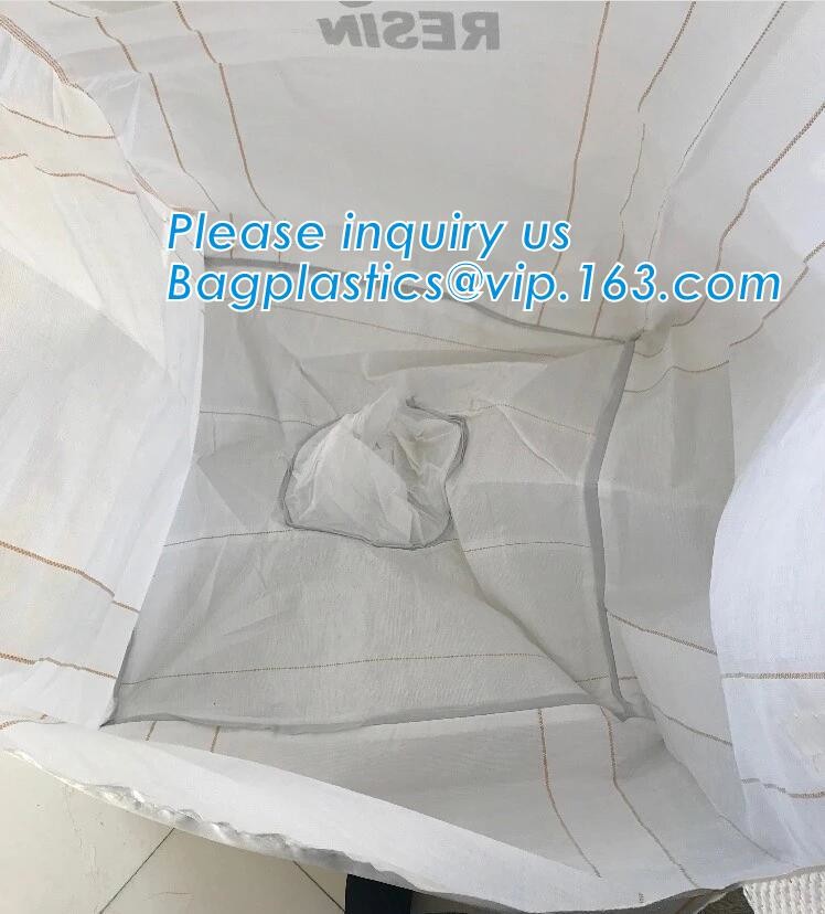 customizable PP u-panel baffle big bag /coated white woven PP jumbo bag/ventilated 4 panel baffle bag/all colors availab