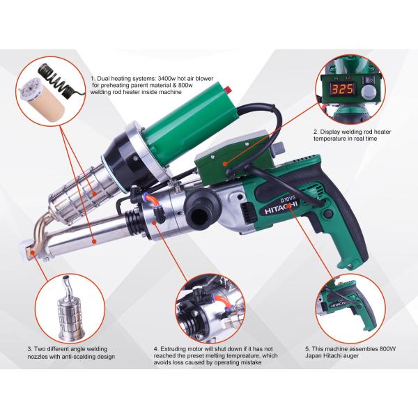 SWT - NS600B 3400W 360 Degree Rotating PVC Material Extrusion Welder