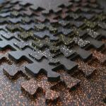 Recycled SBR EPDM Granules Rubber Flooring Mat Interlocking Anti Fatigue Mats