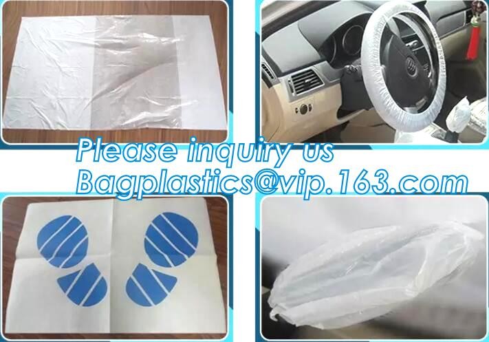customized plastic car seat cover fit for all seats, Custom Car Seat Cover Package Disposable PE Plastic, limited, ltd,