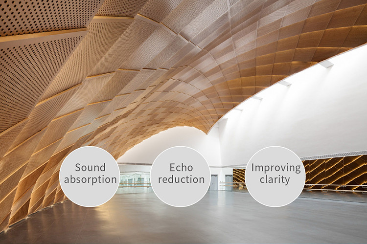 15mm 18mm Thick Micro Perforated Acoustic Panels E1 Grade 0.8 NRC Sound Absorption
