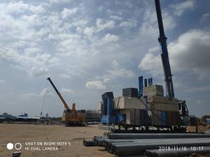 No Noise Hydraulic Piling Rig Machine Energy Saving ISO9001 Certification
