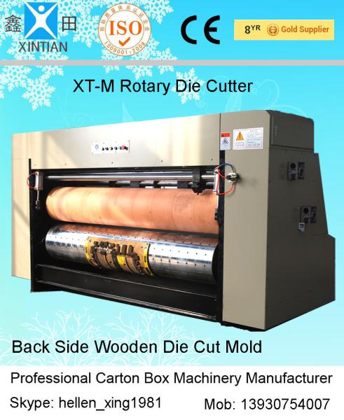 Quality Horizontal Corrugated Box Rotary Die Cutter Machine for Carton Making for sale