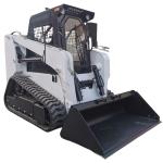 Mini Crawler Skid Steer Loader With 4 In 1 Bucket Small Steer Loader With