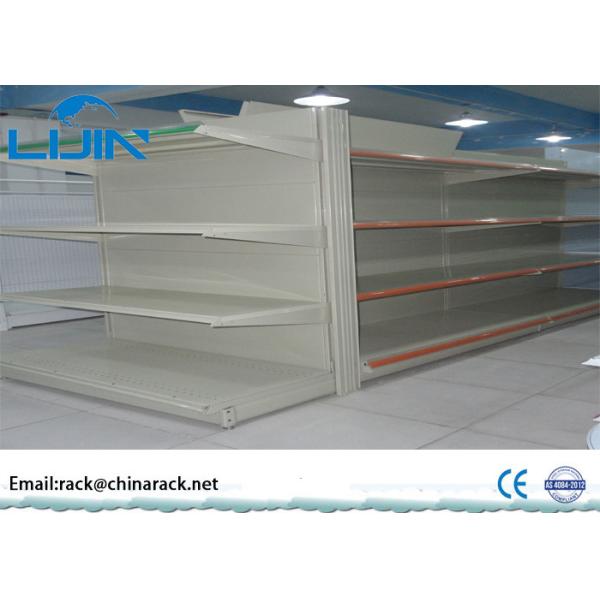 Floor Standing Convenience Store Racks , Heavy Duty Supermarket Display Stands