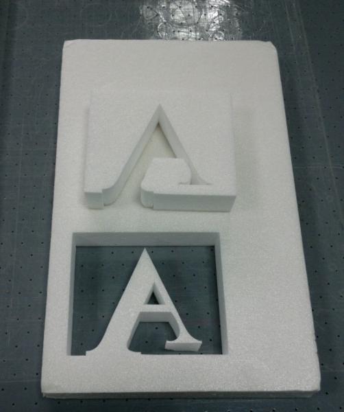 Quality Advertising POP display stand sample die-less cutting machine for sale