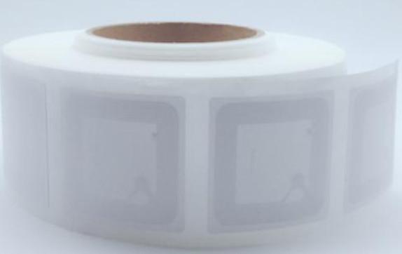Quality Label Coate Paper ISO15693 HF Library RFID Label Tags With Adhesive Back for sale