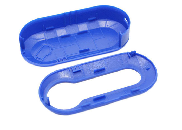 Blue Fiat Key Shell Replacement 3-Button Flip Remote Key Shell Protective 2pcs Housing