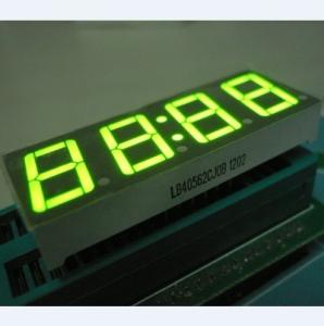 China Super Green 0.56 Inch Clock LED Display , Common Anode 7 Display wholesale