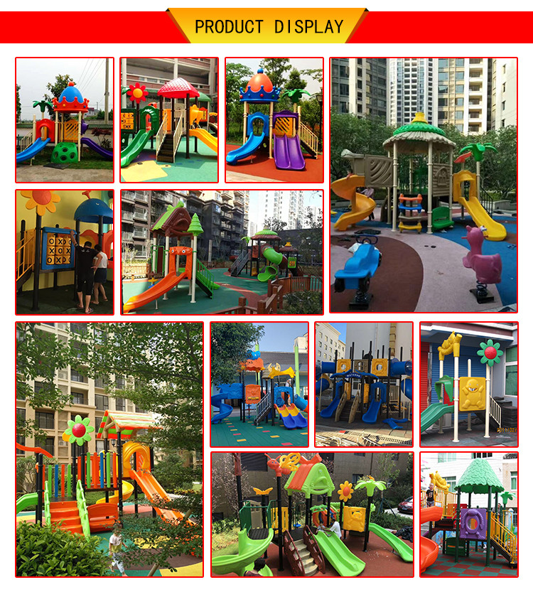 Kindergarten Outdoor Water Playground Kids Slide Equipment