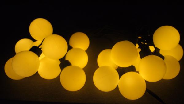 Quality 5m 20 led big ball string lights/led lighting string ball for Christmas decor for sale