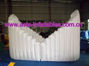 China Inflatable Ingot shape Exhibition Clamshell building dome wholesale