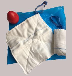Abddominal Gauze Lap Sponges with 100% natural cotton . High soft,absorbency,,for disposable use after sterilization