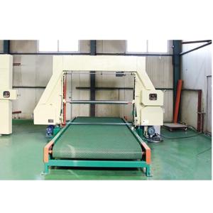 China Mesh Belt Foam Horizontal Cutting Machine With Vacuum , High Speed wholesale
