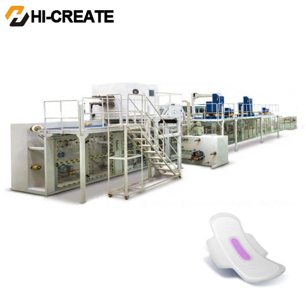 Quality Full Servo 140m/Min Fully Automatic Sanitary Napkin Machine for sale