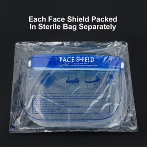 China Adjustable Reusable  Full Face Safety Shield PET Disposable Face Shield on sale