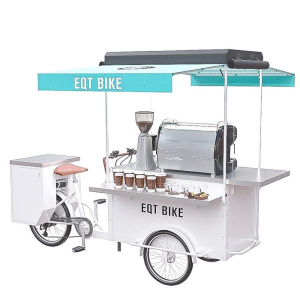 Quality Multifunction Mobile Food scooter , Custom Coffee Cart 150KG Load Capacity for sale