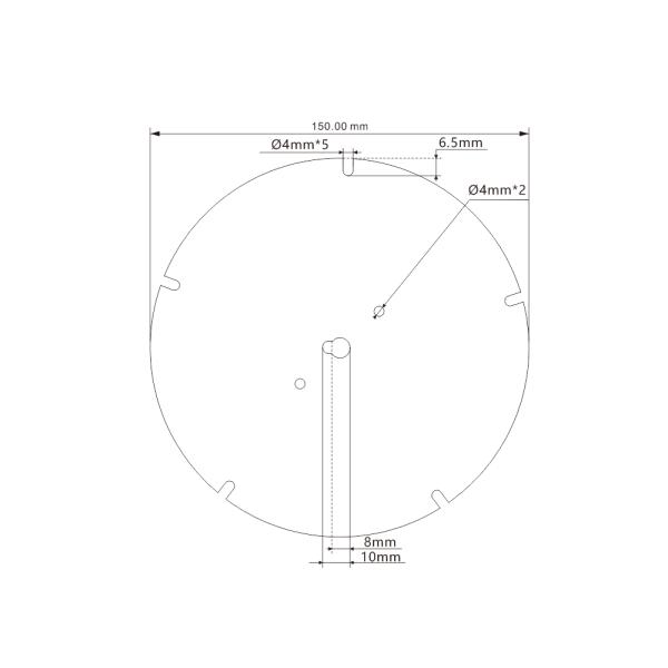 Customized 150mm Indoor Ceiling Light LED Module 60W DOB Driverless