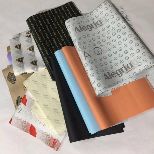 Wood Pulp custom 50*75cm Printed Greaseproof Paper Moisture Proof