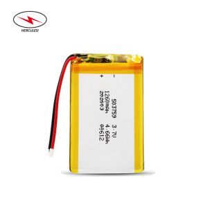 China MSDS Rechargeable 3.7V 1200mAh 4.4Wh Li Polymer Battery wholesale