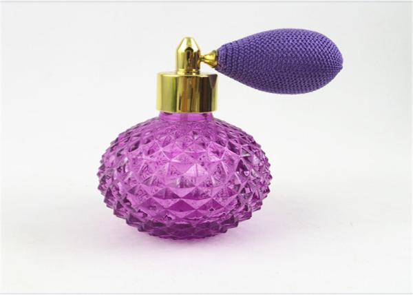 Quality Multi Color Glass Perfume Bottles Leakage Prevention With Powder Spray Atomizer for sale