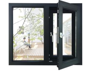 China Thermal Break Aluminum Frame Windows UPVC Double Glazed 10.38PVB wholesale