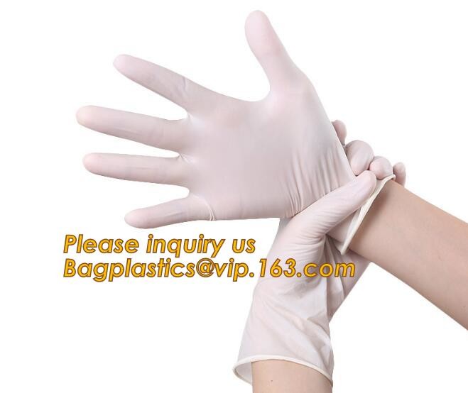 Medical Disposable Nitrile Coated Hand Gloves,Industrial Garden Working Resistant Disposable Nitrile Black Gloves BAGEAS