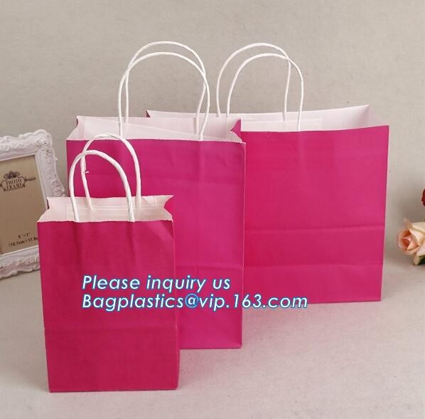 Fashion Custom Printing Luxury Gift Shopping Carrier Paper Bag With Your Own Logo Print,strong twisted handle black leat