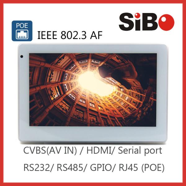 Quality Building Automation 7" Android Tablet PC Support POE RS485 Wall Mount for sale