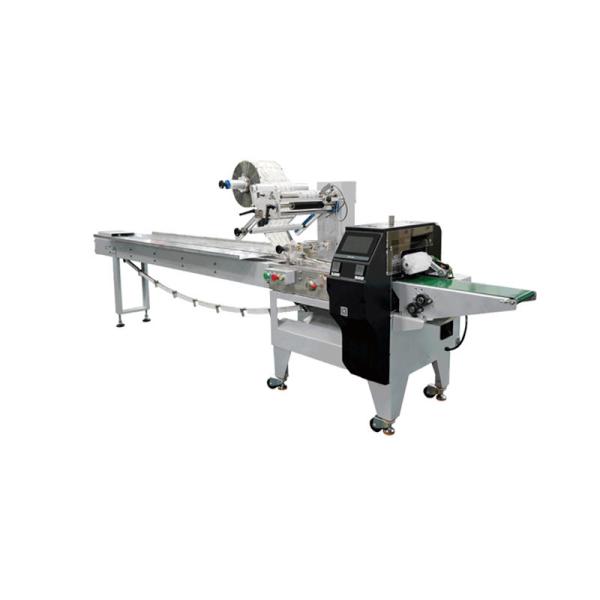 Toast Bread Hffs Horizontal Flow Wrapping Machine WZ220 Food Automatic Packaging