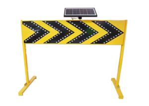 Iron LED Blinker Arrow Warning Strobe Solar Flash Lights