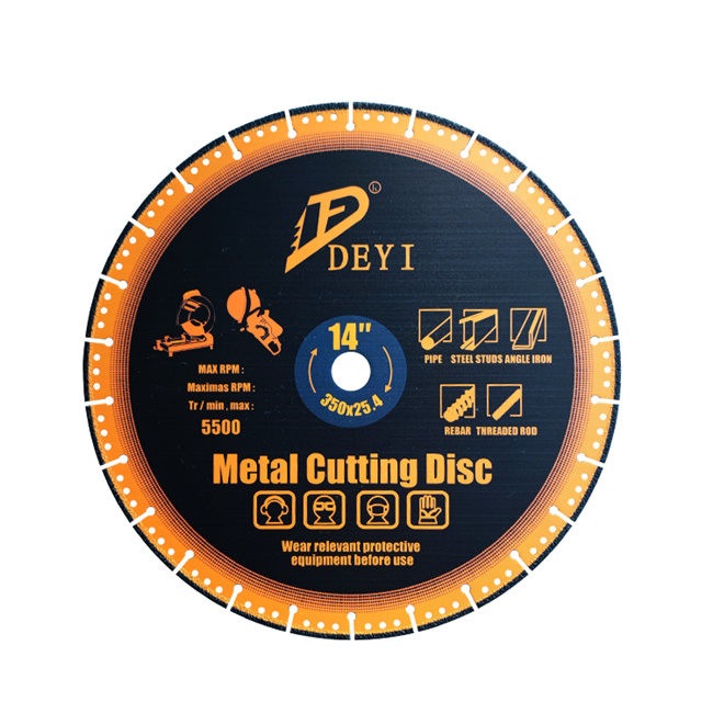 China Multipurpose 8mm Segment Stone Diamond Cutting Disc 350mm Vacuum Brazed wholesale