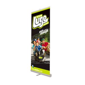 China Trade Show Retractable Banner Stands 85 * 200 Cm Classic Highlight wholesale