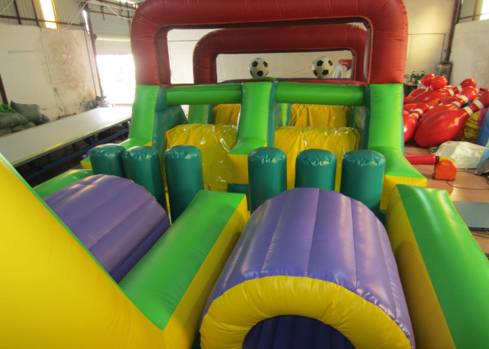 Hot inflatable football obstacle course inflatable soccer obstacle course inflatable obstacle course sport game