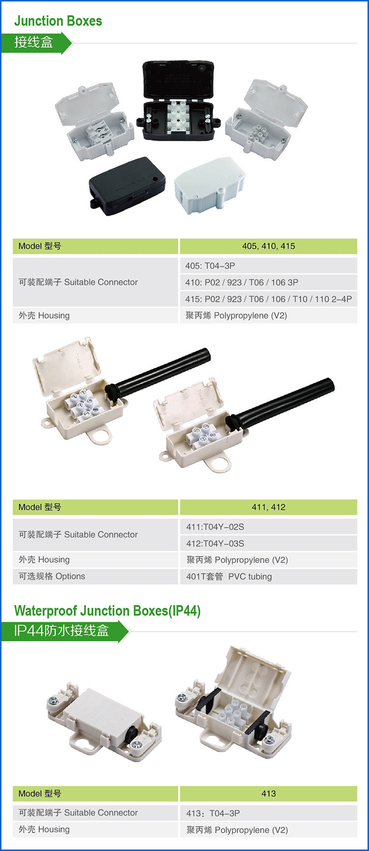 Injection Molding 5 Pole Wire Protected Connector Fuse Terminal Blocks FT06-5W With Brass Clamping Unit