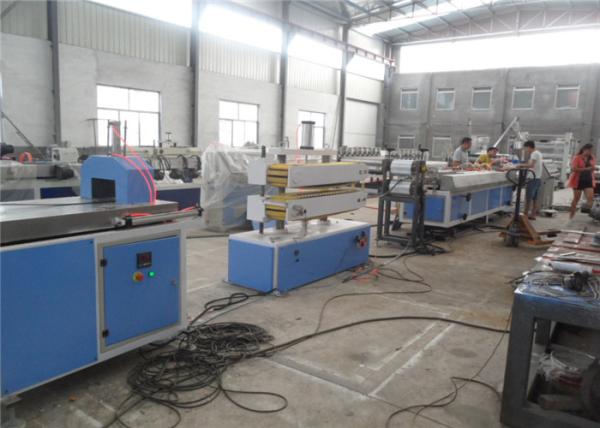 Quality Double screw Wpc Extruder / WPC Window , Floor , Ceiling Profile Extrusion Process for sale