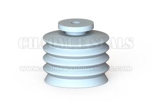 China 25 mm White Color Silicone Rubber Suction Cup High Tear Strength and Alcohol Resistance wholesale
