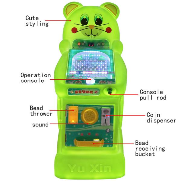 Quality 14mm Arcade Pinball Machines Pinball Machine Skill Testing Game For Kids for sale